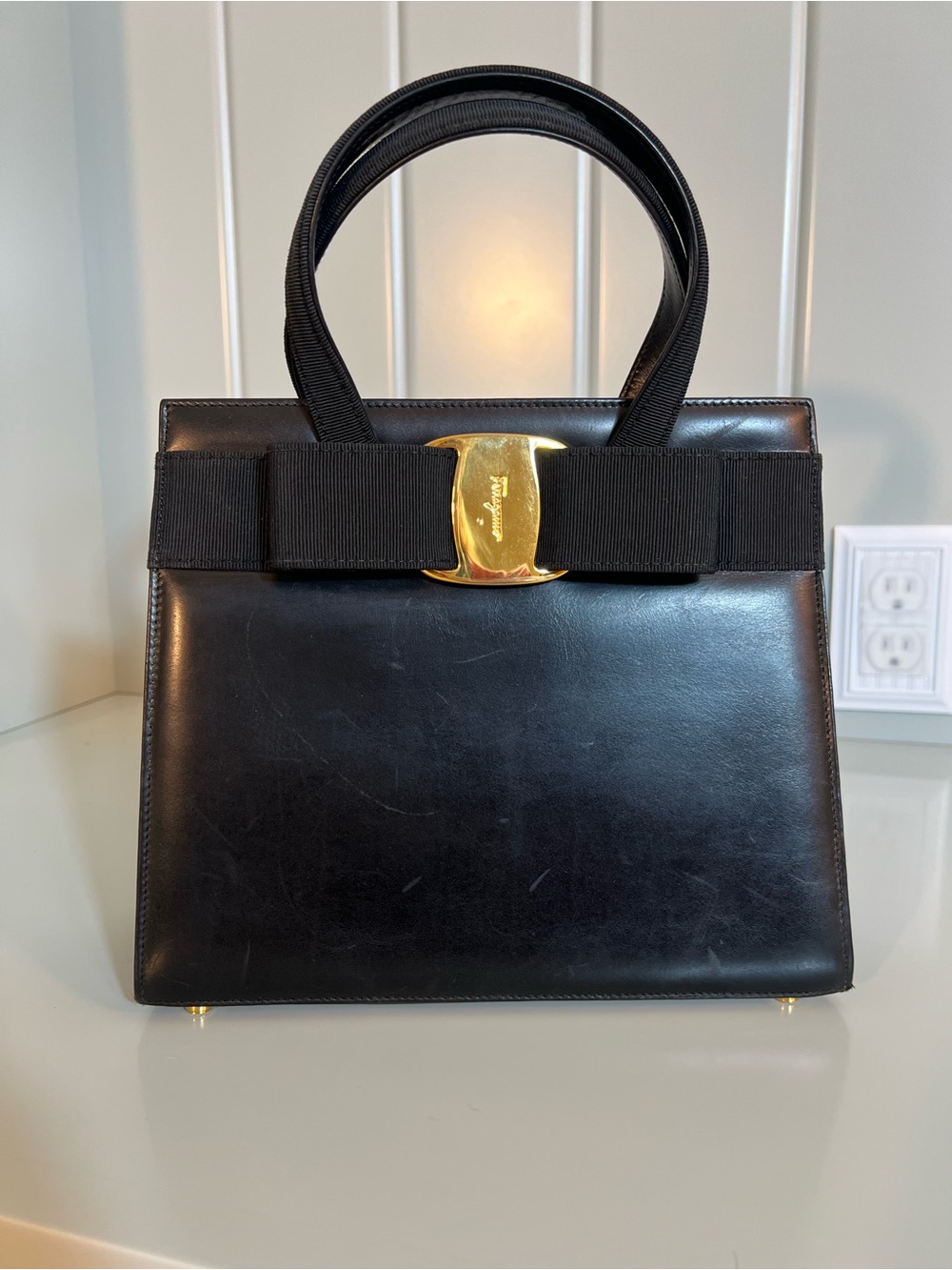 Salvatore Ferragamo Vara Ribbon 2 way Handbag shoulder bag - Picture 14 of 14